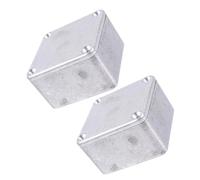 ARTSEWPLY 2pcs Aluminum Guitar Pedal Enclosure Box Storage Case for Effect Pedals Unpainted Surface for Diy Project