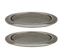 ARTSEWPLY 2Pcs Antique Copper Guitar Sound Hole Covers Grille Inserts for Resonator and Acoustic Guitars, Metal Sound Hole Covers for Musical Instrument Protection