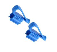 ARTSEWPLY 2pcs Aquarium Filtration Hose Clips with Sliding Clamp for Thick Tubes Blue Water Pipe Holders for Fish Tank Cleaning Fixing Mounts for Tropical Aquariums and Buckets
