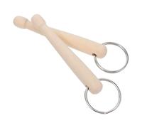 ARTSEWPLY 2pcs Auto Drumstick Car Cymbal Drum Stick Wooden Iron Mini Drum Sticks High Sensitivity Versatile Cymbal Accessory 4.33x0.59x0.59in for Driving on The Road Beginners Musicians