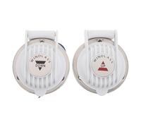 ARTSEWPLY 2pcs Boat Anchor Winch Foot Switch White Deck Rocker Control Foot Pedal Replacement for Windlass Systems with Ergonomic Design