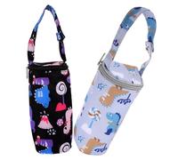 ARTSEWPLY 2Pcs Bottle Insulated Bag Portable Milk Feeder Carrier with Thermal for Stroller Feeding Suitable for Warm Cold Drinks Grey and Dark Colors