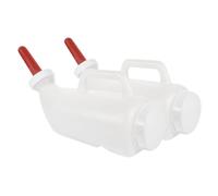 ARTSEWPLY 2pcs Calf Feeding Bottle with Handle and Reusable Silicone Nipple Extended Spout Livestock Feeding Bottles for Goats and Cows Farm Animal Milk Feeder Tool for Efficient Nutrition