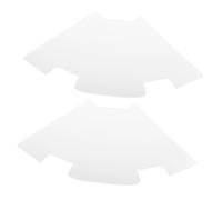 ARTSEWPLY 2pcs Clear Acrylic Quilting Templates Non Slip Transparent Sewing Stencils for Patchwork Quilted Bag Home Accessory Crafting with Smooth Edges and Design