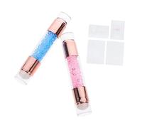 ARTSEWPLY 2pcs Dual Headed Nail Art Stamper Easy to Use Manicure Tool for Beginners Professionals Premium for Creative Nail Designs