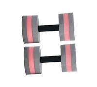 ARTSEWPLY 2pcs Eva Floating Dumbbells for Swimming and Yoga Lightweight Water Weights for Pool Exercise Durable Low Absorption Aerobics Bars for Men and Women Gray Red