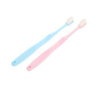 ARTSEWPLY 2Pcs Extra Soft Bristle Toothbrush for Adults Fine Bristle Design for Gum Care Comfortable Grip for Couples and Daily Oral Hygiene