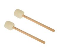 ARTSEWPLY 2pcs Felt Drum Stick for Boys and Girls Classic Drumstick White Handle for Practice and Stage Performance Drummer
