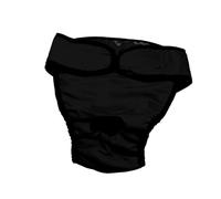ARTSEWPLY 2pcs Female Dog Diaper Wraps Elastic Sanitary Underwear with Lace Soft Fabric for Puppies and Adult Dogs in Heat Washable Physical Pants Red Black