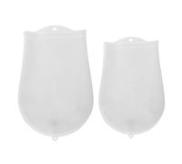 ARTSEWPLY 2Pcs Food Grade Silicone Kneading Dough Bags with Ties Non Stick Reusable Pastry Mixer and Proving Bags for Baking and Fresh Keeping Large Small Kitchen Accessories