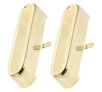 ARTSEWPLY 2pcs Guitar Pickup Plate Guitar Pickup Protector Golden