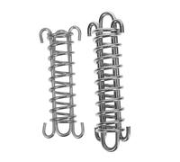 ARTSEWPLY 2pcs Heavy Duty Dog Leash with Explosionproof Stainless Steel Spring Shock Absorbing Bungee for Walking and Training Medium Large with Pull Strength Multipurpose Outdoor Use