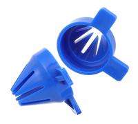 ARTSEWPLY 2pcs Ice Cream Machine Accessories Ice Cream Maker Shaping Nozzles Cookie Commercial Nozzle Shaping Cookie Tips Plastic Blue
