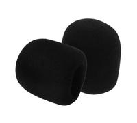 ARTSEWPLY 2pcs Large Microphone Sponge Covers Thickened Windshield Protection for Conference Stage Ktv Washable Handheld Mic Windscreen Sleeve