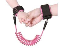 ARTSEWPLY 2PCS Lost Wristband with Lock Rotating Head Pink Safety Strap for Traction Rope for Crowded Places Comfortable and Secure Hand Harness