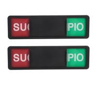 ARTSEWPLY 2pcs Magnetic Indicator Sign for Dishwashers with Convenient Sliding Abs Material Clean and Dirty Sign for Restaurant and Kitchen Use
