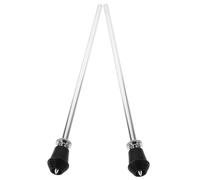 ARTSEWPLY 2pcs Metal Bass Drum Legs Floor Leg Mount Bracket Adjustable Replacement Holder for Drummer Instrument