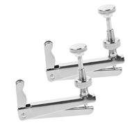 ARTSEWPLY 2pcs Metal Cello Fine for Stainless Steel String Adjusters for Precise Sound Cello Accessories for Effortless Musical Performance
