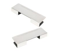 ARTSEWPLY 2pcs Metal Drum Rim Protectors Easy to Install Drum Hoop Guards Daily Practice and Live Gigs Compatible Performance Safeguard