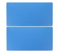 ARTSEWPLY 2pcs Mini Kneeling Pads for Gardening and Yoga, Non-Slip Blue Knee and Elbow Cushions, Compact Fitness Mats for Sitting and Kneeling