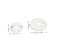 ARTSEWPLY 2pcs Multi-functional Seam Allowance Sewing Gauge Quilting Ruler Acrylic Patchwork Template for DIY Clothing Quilting Supplies and Professional Patchwork Design