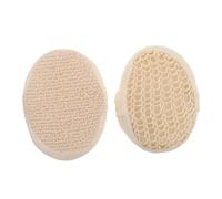 ARTSEWPLY 2pcs Natural Sisal Bath Sponge Exfoliating Loofah Pads for Deep Cleaning Soft Body Scrubber for Unisex Ergonomic Design High Density Oil Absorption Enhanced Cleaning Power