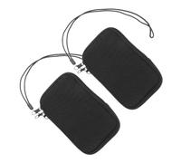 ARTSEWPLY 2pcs Neoprene Phone Pouch Cell Phone Sleeves Protective Holder Compact Lightweight Black for Everyday Use at Home