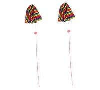ARTSEWPLY 2pcs Parachute Hand Throw Flying Playthings Durable Cloth for Scientific Experiments and Outdoor Fun