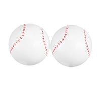 ARTSEWPLY 2pcs PVC Inflatable Beach Baseballs Outdoor Pool Balls for Summer Fun Lightweight Durable Design for Beach Backyard Games