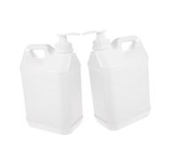 ARTSEWPLY 2pcs Refillable Pump Dispenser Bottles Shower Gel Lotion Hand Soap Containers Travel-friendly Liquid Jugs Easy Dispensing for All Skin Types