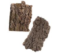 ARTSEWPLY 2pcs Reptile Climb Platform Bark Terrarium Decor for Lizards Gecko Bearded Dragons Eco Friendly Hideout and Landscape Ornament for Pet Breeding Habitat