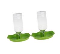 ARTSEWPLY 2pcs Reptile Water Feeding Bowl Non-tip Pet Water Feeder Smooth Surface Safe Drinking Tool for Scorpion Spider Hamster Lizard Terrarium Use