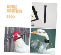ARTSEWPLY 2pcs Rooster Collar Noise Reduction Neckband Nylon Anti Crowing Restraint for Poultry Chicken Duck Fowl Quiet Control Accessory for Farm Animals