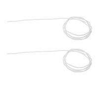 ARTSEWPLY 2pcs Shielded Silicone Copper Pickup Wire 1m Pre-tinned Vintage Guitar Wiring Cable for Electric Guitar and Bass Circuit Replacement Accessories