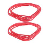 ARTSEWPLY 2pcs Silicone Copper Wire for Electric Guitar Pickup Wiring Shielded Musical Instrument Cable Noise-reducing Flexible Replacement Harness for Bass and Guitar Accessories