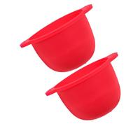 ARTSEWPLY 2pcs Silicone Wax Warmer Liner Reusable Insert for Hair Removal and Waxing Supplies and Portable Wax Pot Replacement for All Skin Types