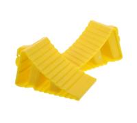 ARTSEWPLY 2pcs Small Wheel Chocks with Handle Lightweight Portable Plastic Slip Car Garage Stoppers for Vehicle Stability Safe Parking Atv Trailer Use