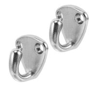 ARTSEWPLY 2Pcs Stainless Steel Heavy Duty Coat Hooks for Marine Use, Boat Hat and Towel Hanging Hardware, Yacht Anchor Hooks for Sailboat Fending and Clothes Storage
