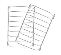 ARTSEWPLY 2pcs Stainless Steel Toast Rack Cooling Stand Bread Slice Holder for Kitchen Countertop with Mirror Polished Surface and Stable Welded Design