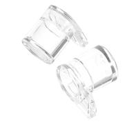 ARTSEWPLY 2Pcs Transparent Acrylic Ant Water Feeder for Reptiles and Small Pets Clean Design with Clear Viewing for Monitoring Water Levels Suitable for Ants Geckos Turtles and Snakes