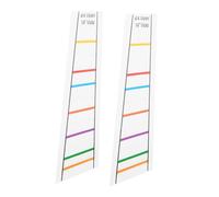 ARTSEWPLY 2pcs Transparent Violin Fingerboard Sticker for Violins Beginner Finger Position Guide Decals Clear Invisible Fingering Aid for Learning Scales and Accurate Placement