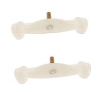 ARTSEWPLY 2pcs Violin Shoulder Rest Pads Replacement Legs Non-slip Violin Support Bracket Comfortable Fit for Practical Accessories