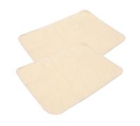 ARTSEWPLY 2Pcs Washable Dog Pee Pads Small Pet Urine Mats Super Absorbent Reusable Soft Bed Protectors for Indoor Use and Pet Training Pads with Comfortable Safe Material