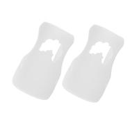 ARTSEWPLY 2pcs White Silicone Bottle Protectors Nursing Bottle Covers Anti-Break Shockproof Milk Sleeves for Newborns