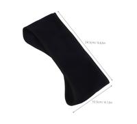 ARTSEWPLY 2pcs Winter Fleece Sports Ear Warmers Headband for Running Cycling Skiing Breathable Sweat Wicking Elastic Hair Bands Cold Weather Athletic Ear Muffs for Men and Women Black and