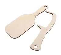 ARTSEWPLY 2Pcs Wooden Bald Man Grooming Set - Comb Without Teeth and Brush for Men - Funny Hair Loss Styling Tool Gift for Bald or Thinning Hair