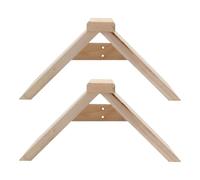 ARTSEWPLY 2Pcs Wooden Pigeon Perch Lightweight Dove Rest Stand Safe Natural Material Elevated Roost for Pet Birds and Pigeons