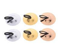 ARTSEWPLY 3 Pairs Finger Cymbals Percussion Instruments for Musical Education and Belly Dance Party Lightweight Zills with Ergonomic Grip Creative Rhythm for S Dance and Performance