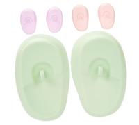 ARTSEWPLY 3 Pairs Soft Silicone Ear Covers for Hair Dyeing Pastel Colors Reusable Ear Protectors for Salon and Home Use Prevent Hair Color Stains