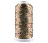 ARTSEWPLY 3 Strand Thread Tassel Making Material Ice Silk Nylon Silk Cord High Tensile Strength Not Easily Tear Or Break Golden Colour for Dress Making and Quilting